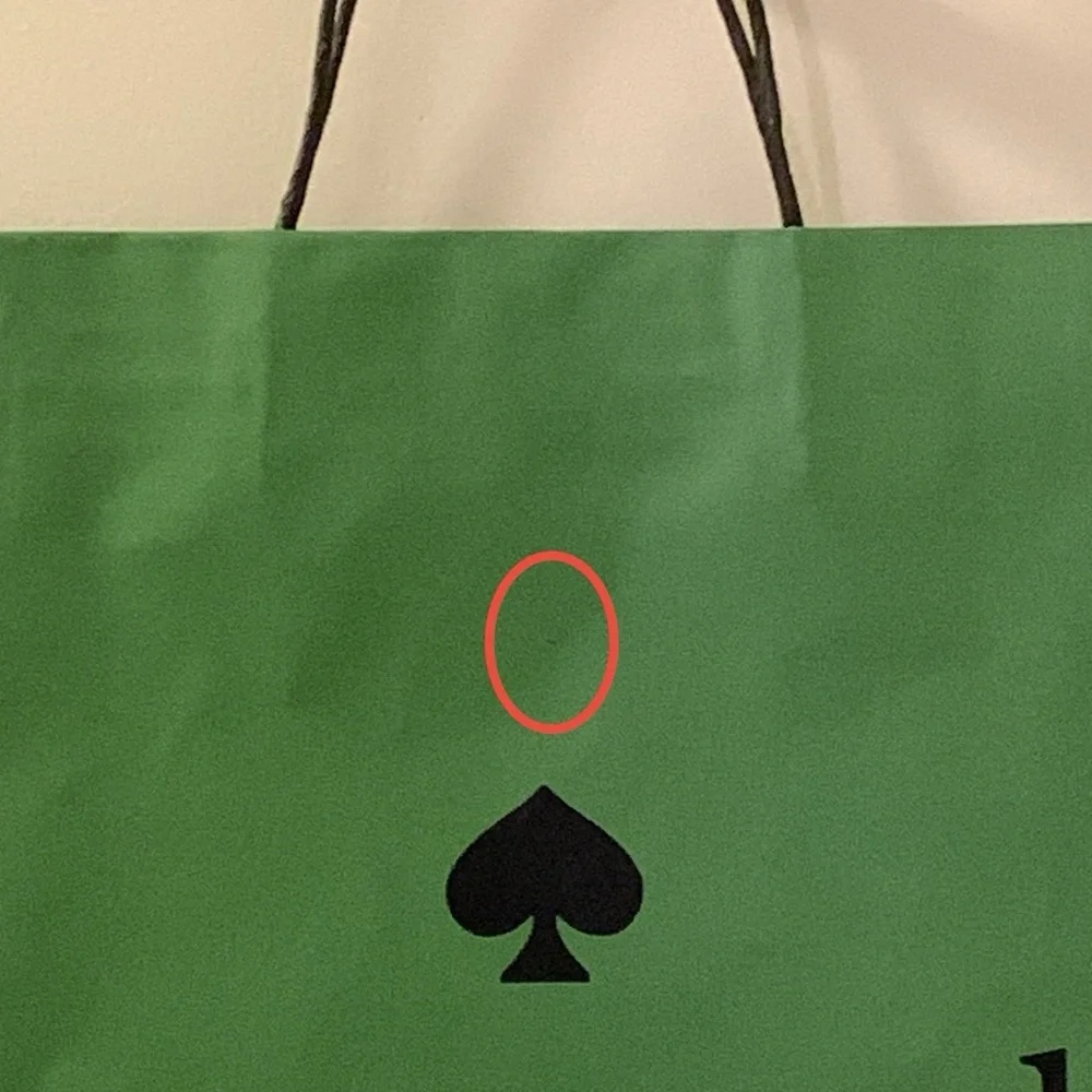 KATE SPADE Reusable Shopping Gift Bag with Tissue Paper